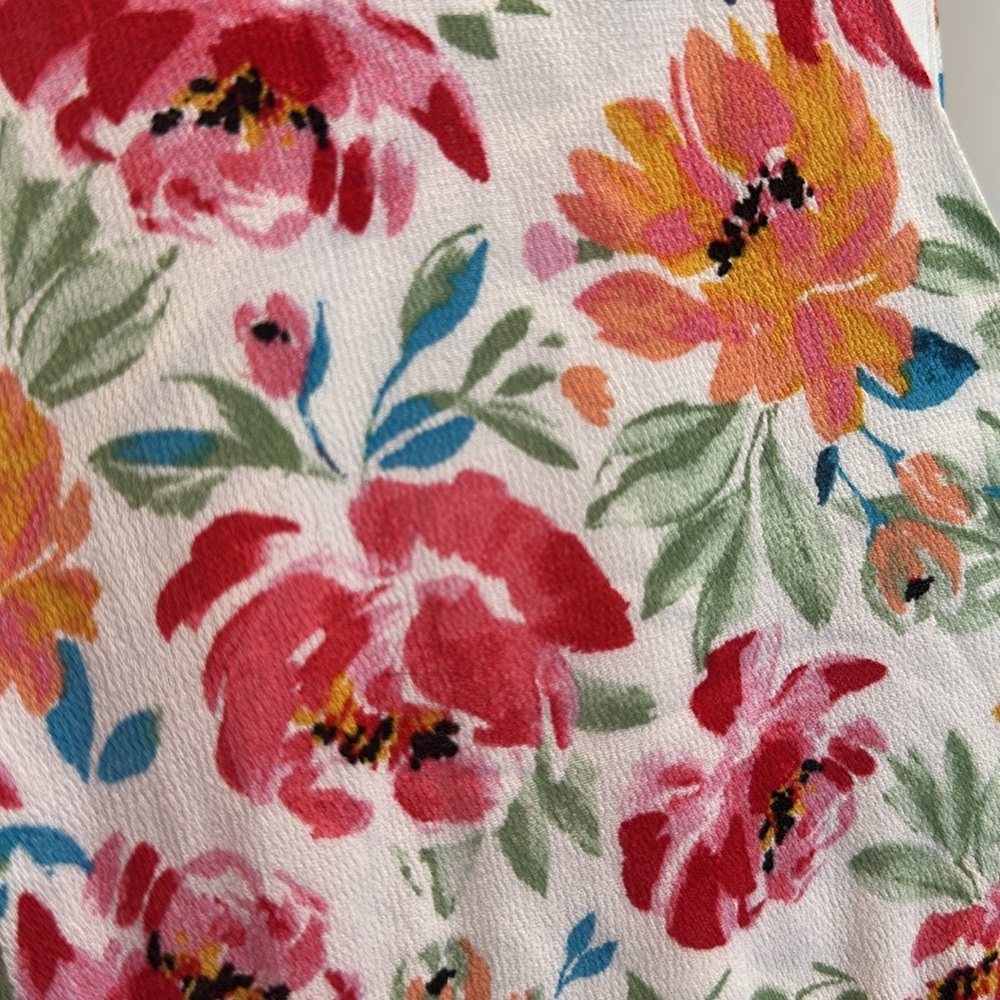 Torrid Bright Floral Midi Gauze Dress - Picture 3 of 13